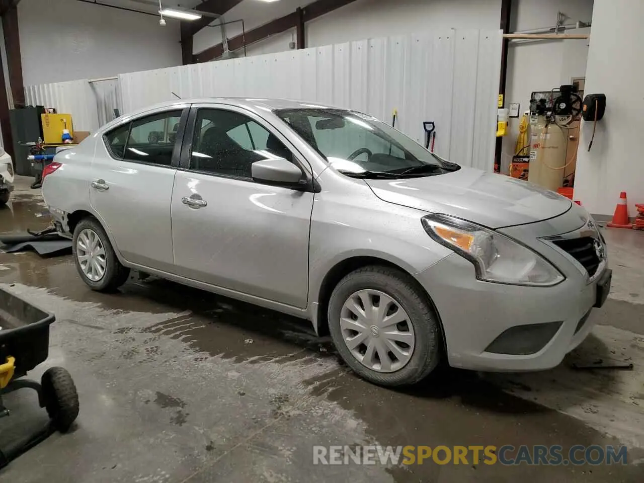 4 fotografías del automóvil dañado 3N1CN7AP5KL818058 NISSAN VERSA 2019