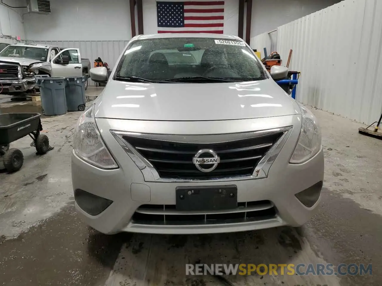 5 fotografías del automóvil dañado 3N1CN7AP5KL818058 NISSAN VERSA 2019