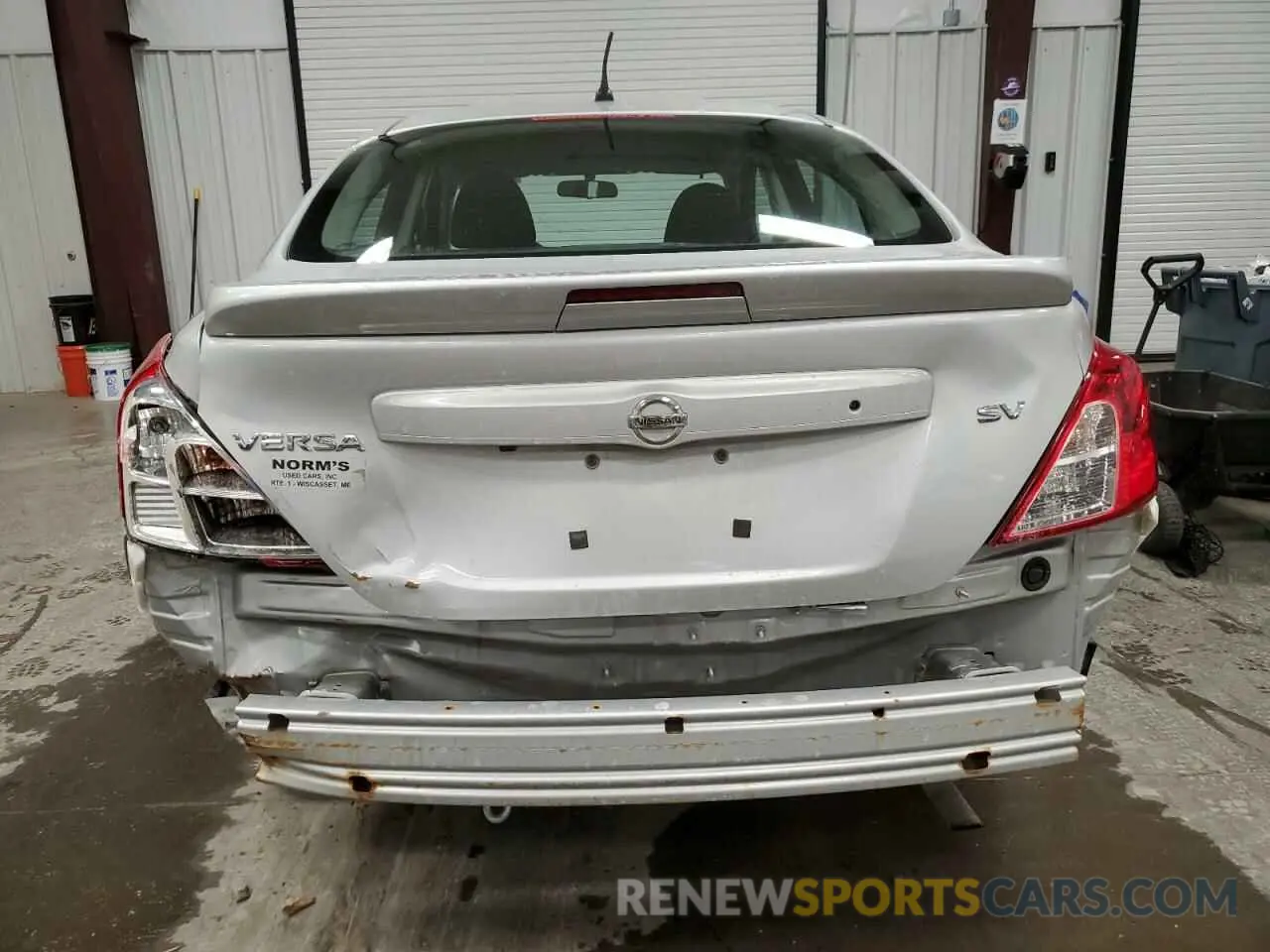 6 fotografías del automóvil dañado 3N1CN7AP5KL818058 NISSAN VERSA 2019