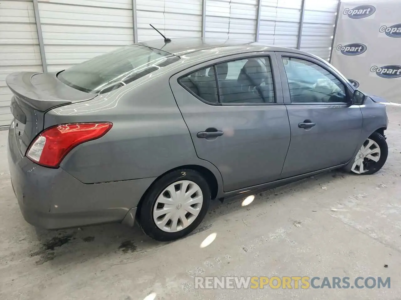 3 fotografías del automóvil dañado 3N1CN7AP5KL818254 NISSAN VERSA 2019