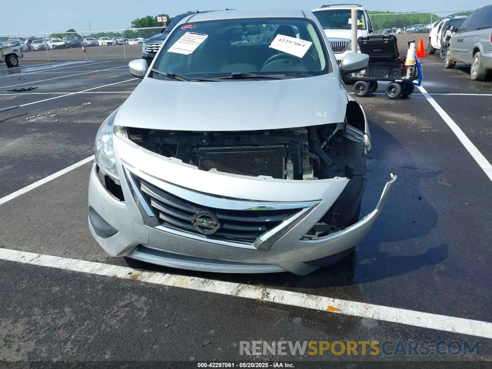 6 fotografías del automóvil dañado 3N1CN7AP5KL829013 NISSAN VERSA 2019