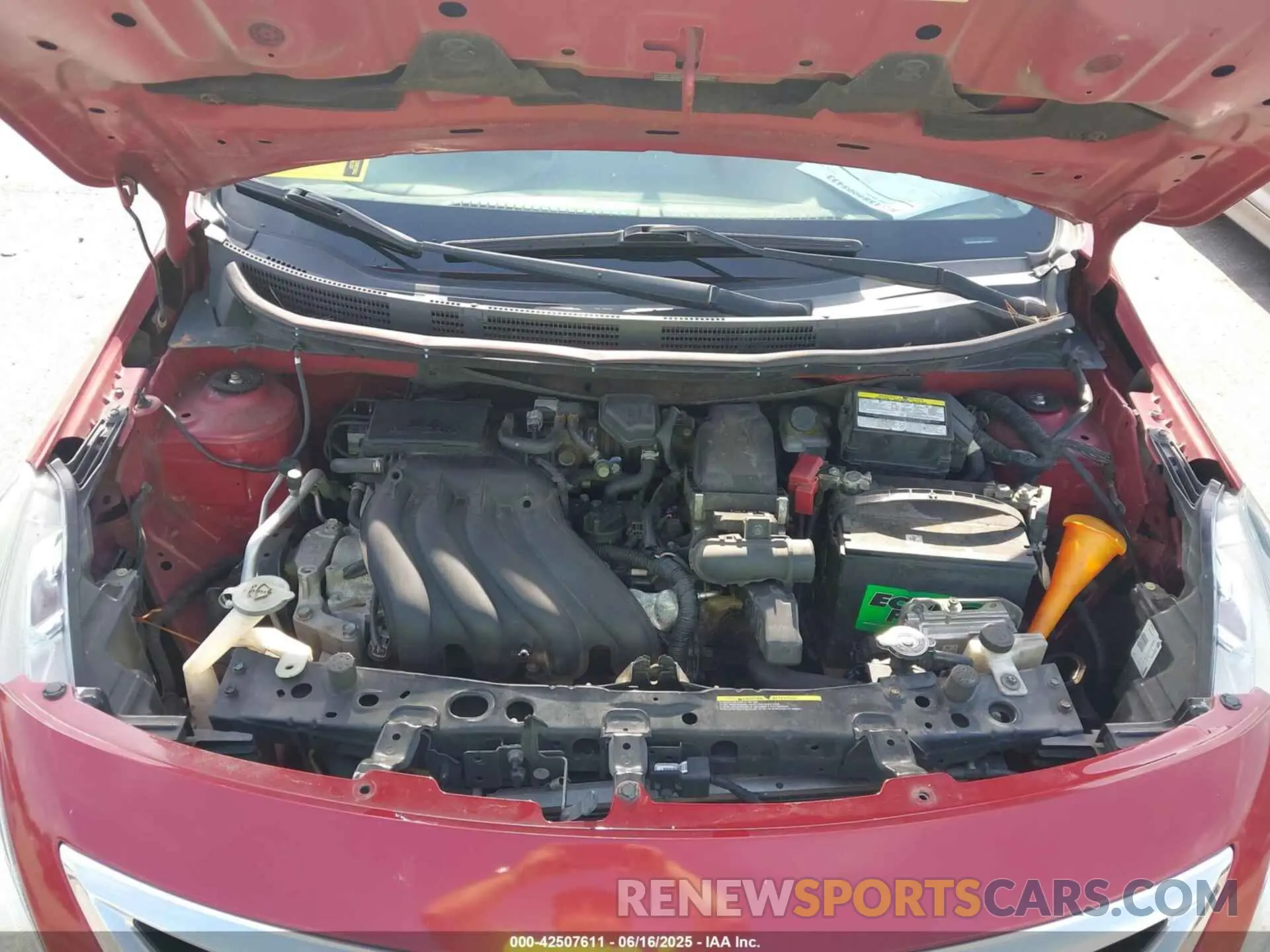 10 fotografías del automóvil dañado 3N1CN7AP5KL829352 NISSAN VERSA 2019