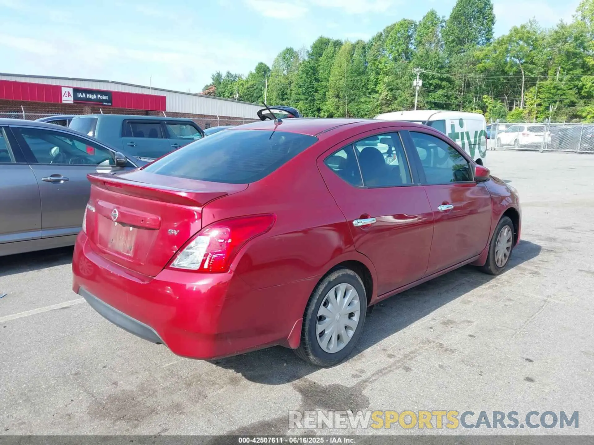 4 fotografías del automóvil dañado 3N1CN7AP5KL829352 NISSAN VERSA 2019