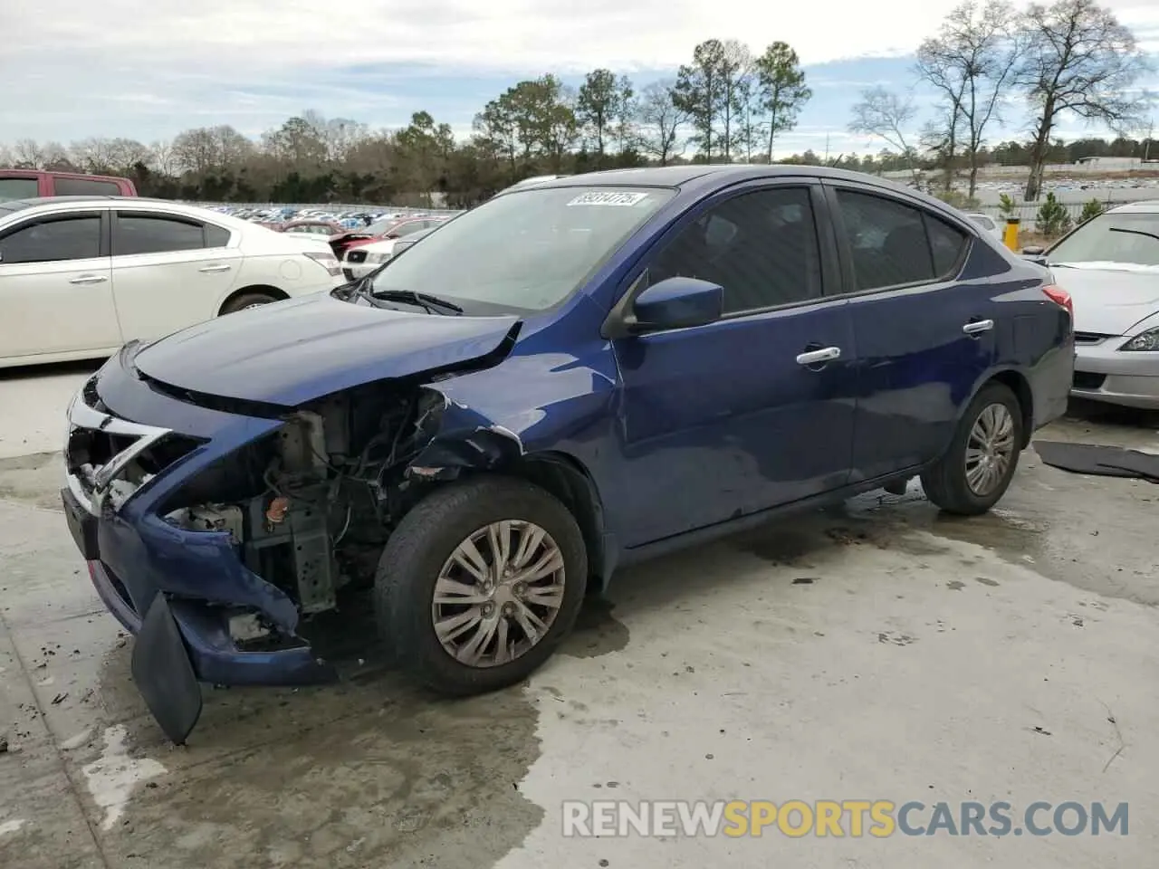 1 fotografías del automóvil dañado 3N1CN7AP5KL838908 NISSAN VERSA 2019