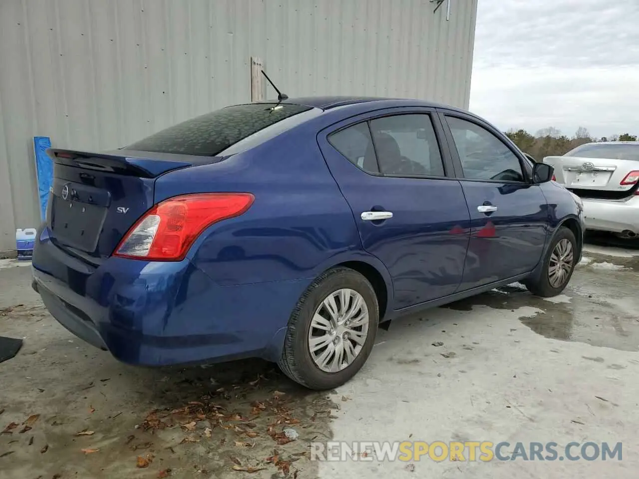 3 fotografías del automóvil dañado 3N1CN7AP5KL838908 NISSAN VERSA 2019
