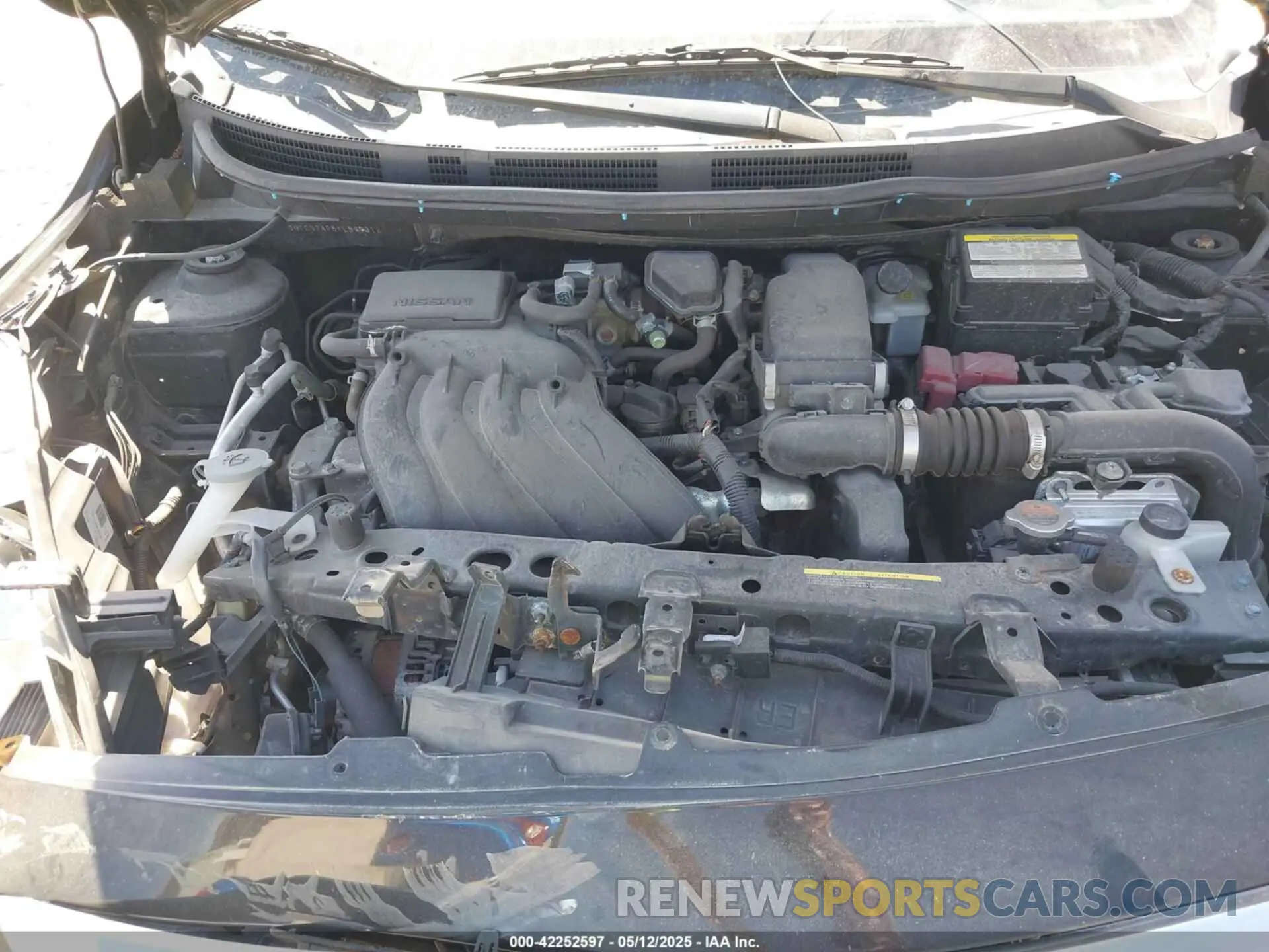 10 fotografías del automóvil dañado 3N1CN7AP5KL849312 NISSAN VERSA 2019