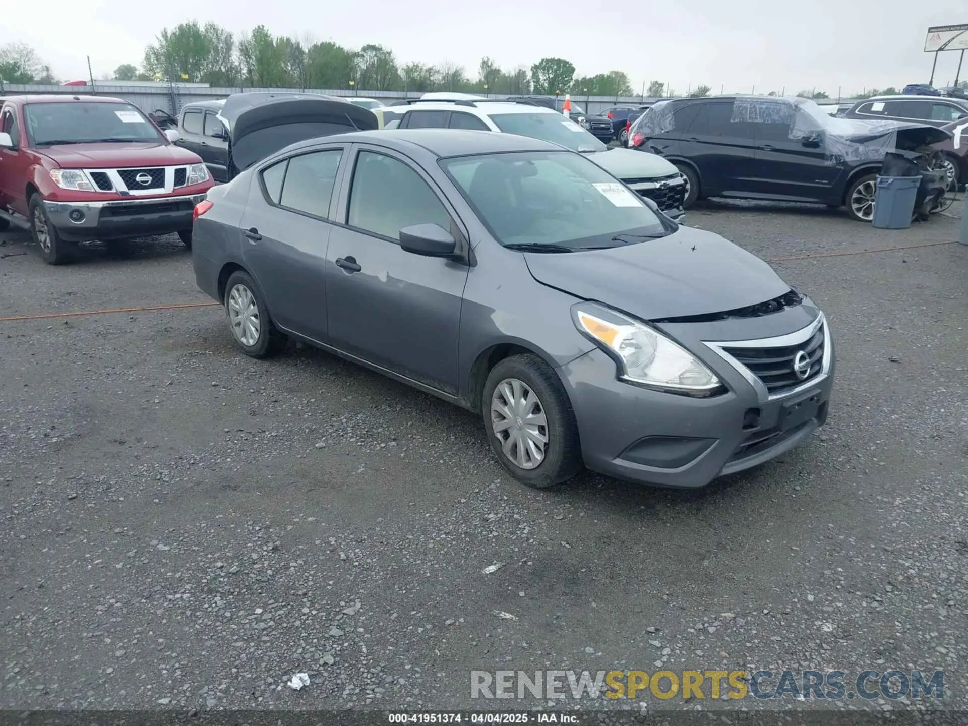 1 fotografías del automóvil dañado 3N1CN7AP6KL800104 NISSAN VERSA 2019