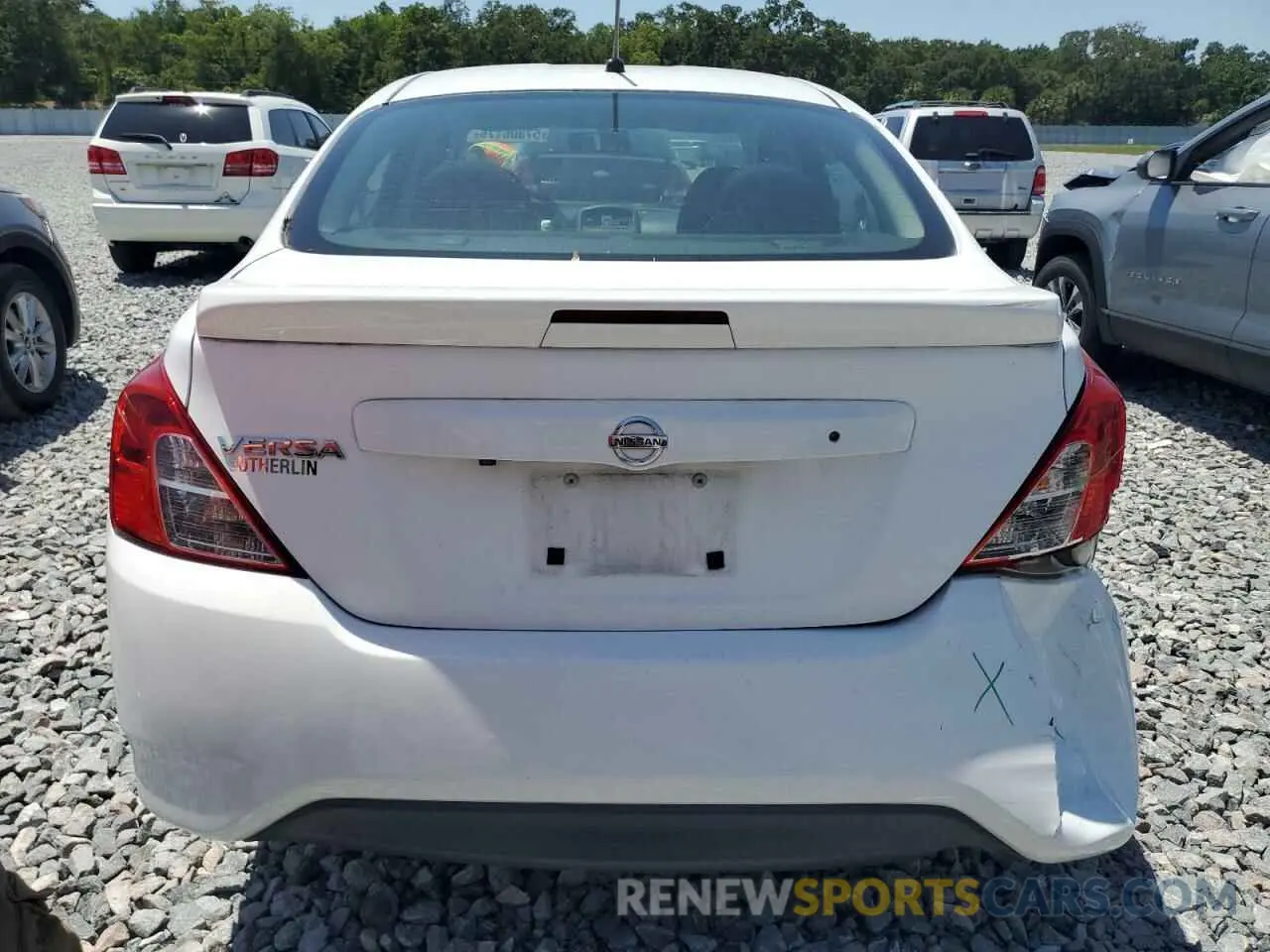 6 fotografías del automóvil dañado 3N1CN7AP6KL829764 NISSAN VERSA 2019