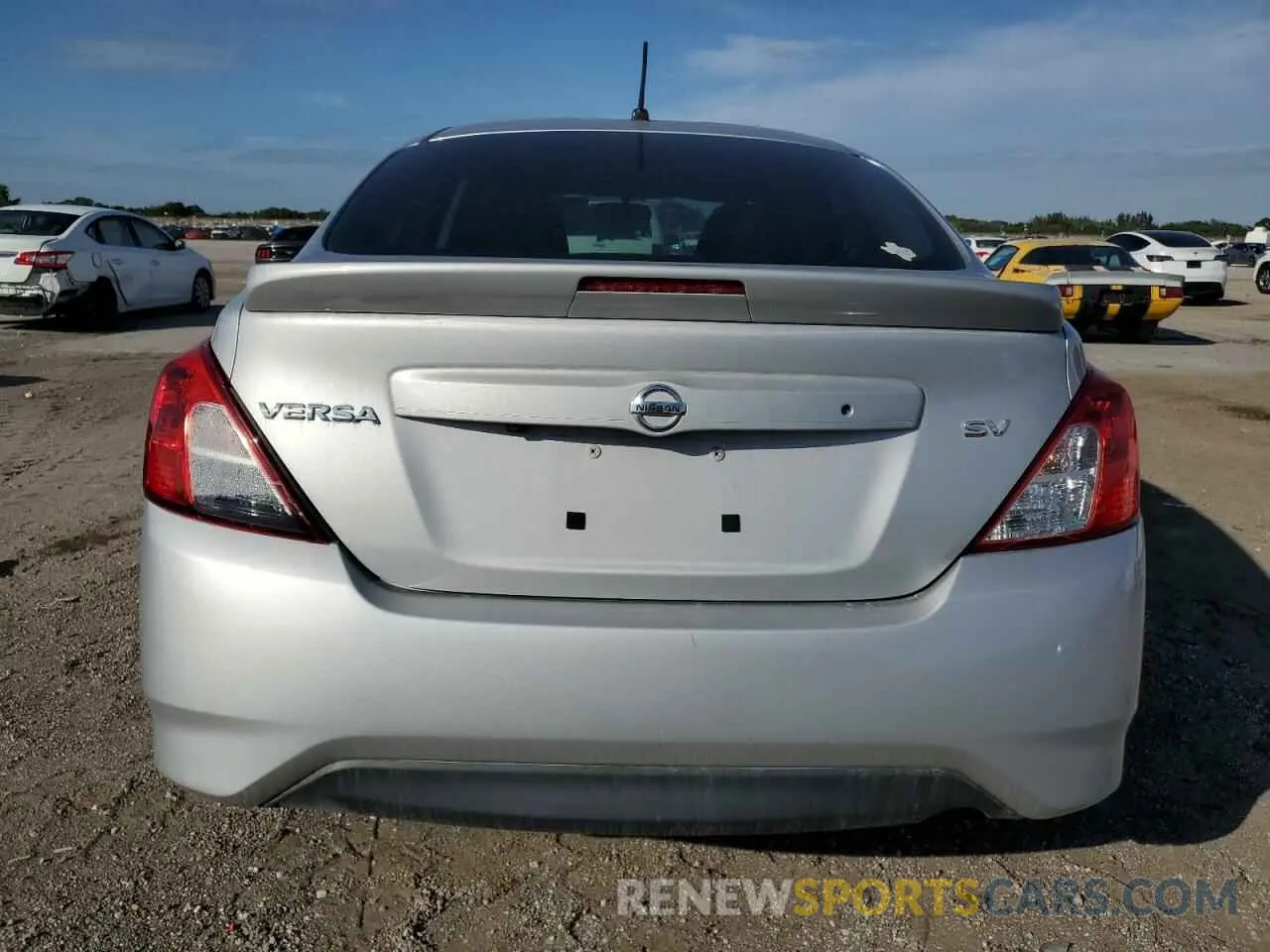 6 fotografías del automóvil dañado 3N1CN7AP6KL841512 NISSAN VERSA 2019