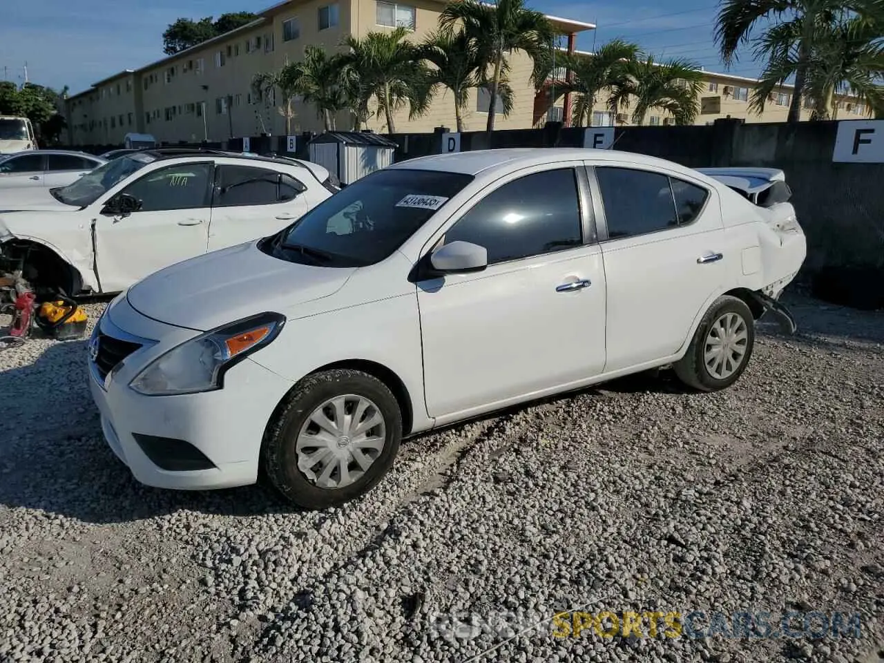 1 fotografías del automóvil dañado 3N1CN7AP6KL853109 NISSAN VERSA 2019