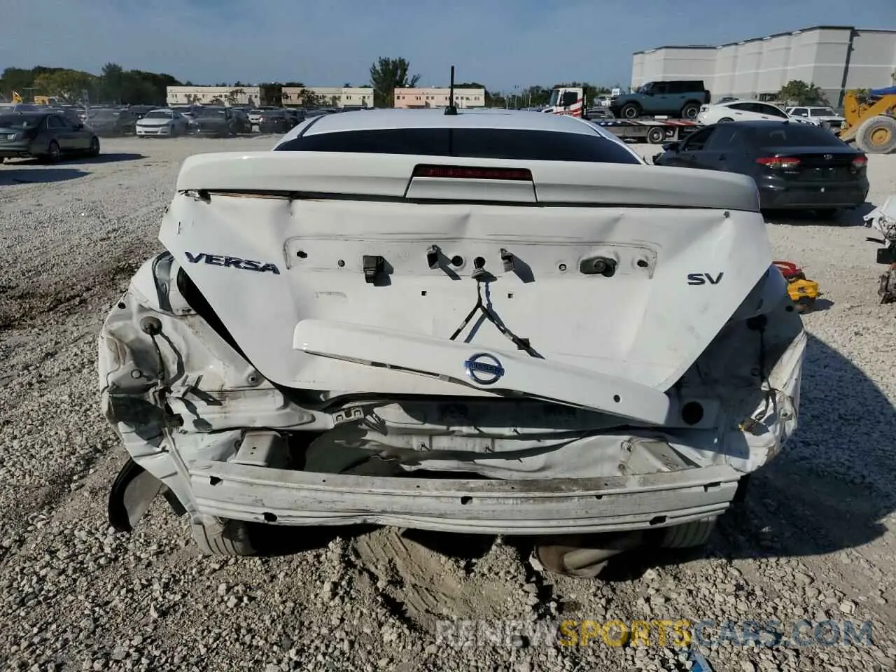 6 fotografías del automóvil dañado 3N1CN7AP6KL853109 NISSAN VERSA 2019