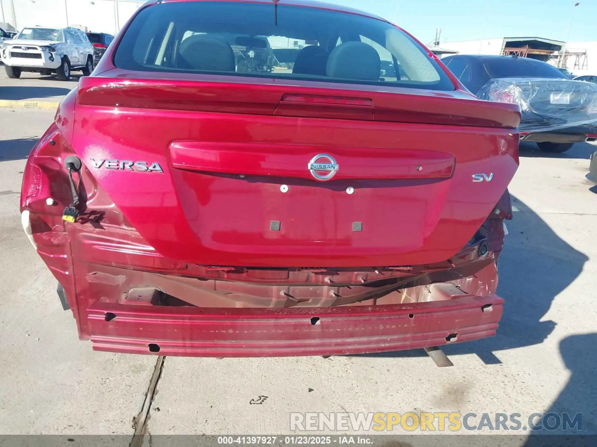 6 fotografías del automóvil dañado 3N1CN7AP6KL861338 NISSAN VERSA 2019