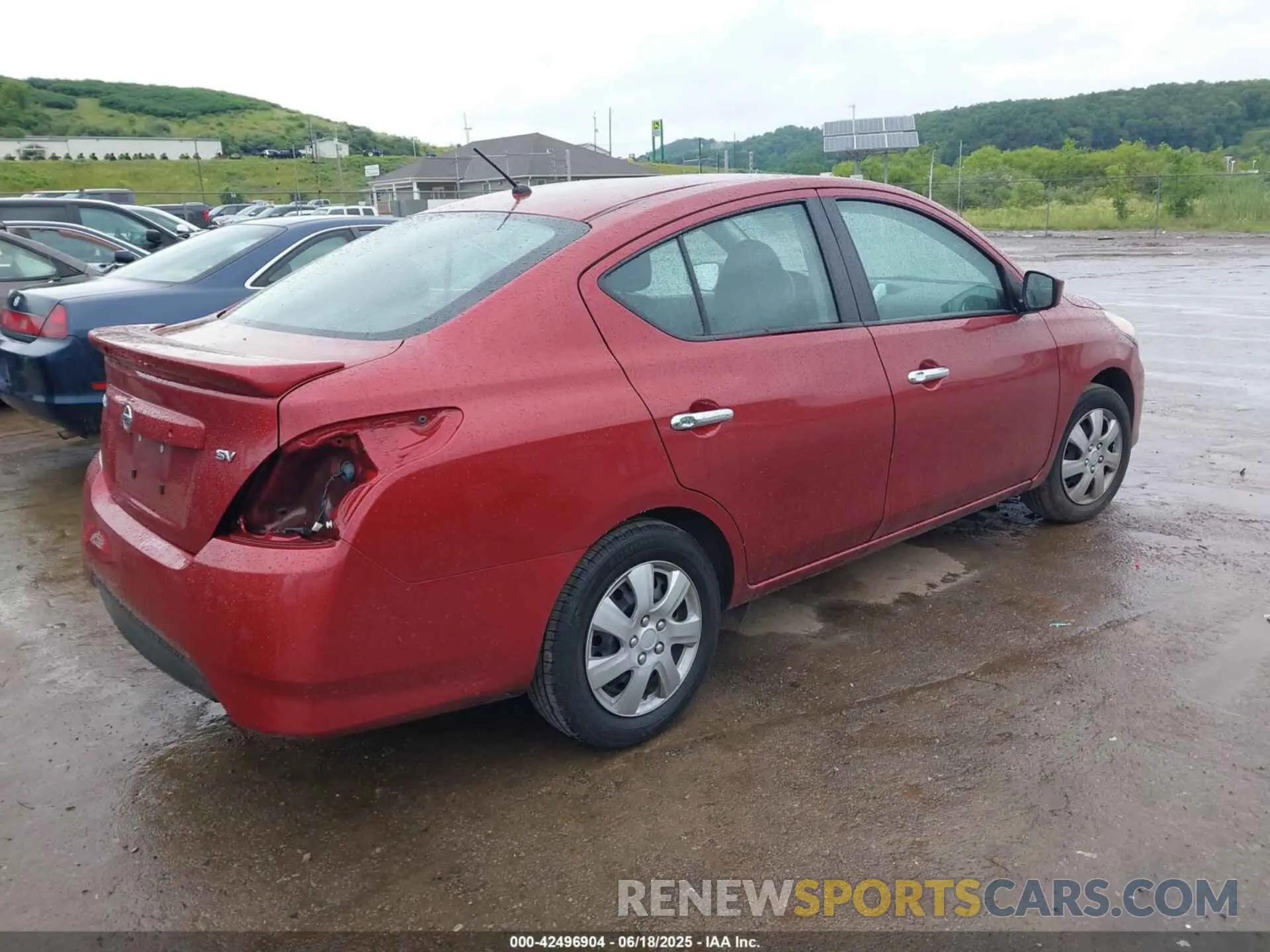 4 fotografías del automóvil dañado 3N1CN7AP6KL871383 NISSAN VERSA 2019