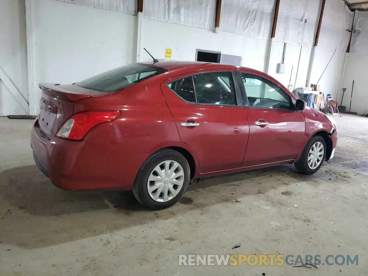 3 fotografías del automóvil dañado 3N1CN7AP6KL876518 NISSAN VERSA 2019