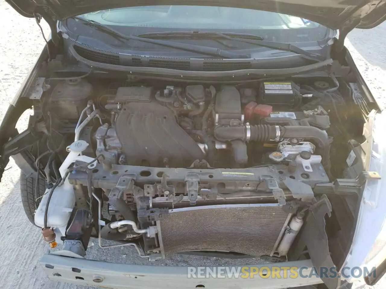 13 fotografías del automóvil dañado 3N1CN7AP6KL881136 NISSAN VERSA 2019
