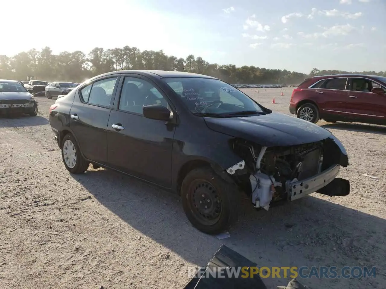 4 fotografías del automóvil dañado 3N1CN7AP6KL881136 NISSAN VERSA 2019