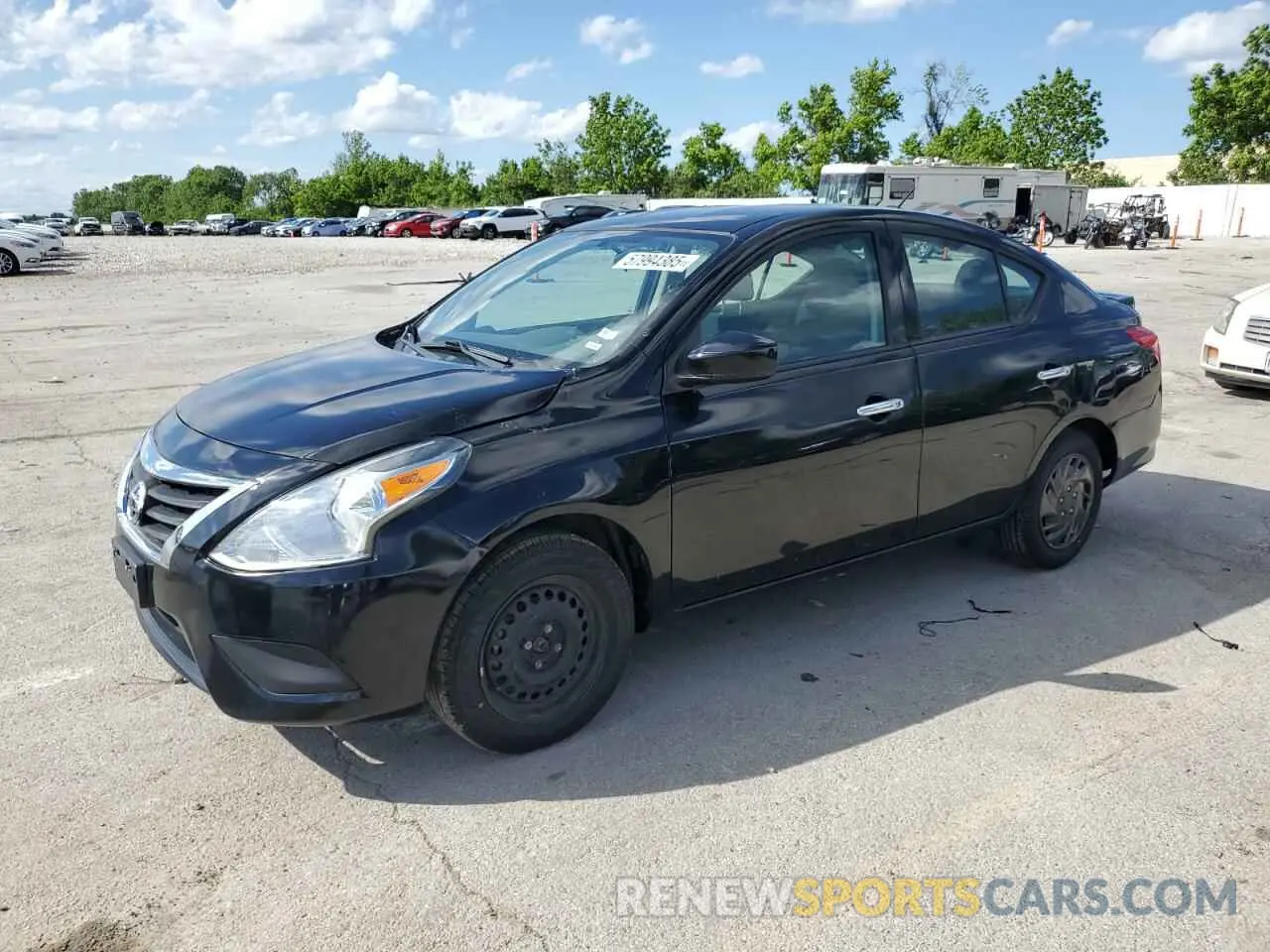 1 fotografías del automóvil dañado 3N1CN7AP7KL814853 NISSAN VERSA 2019