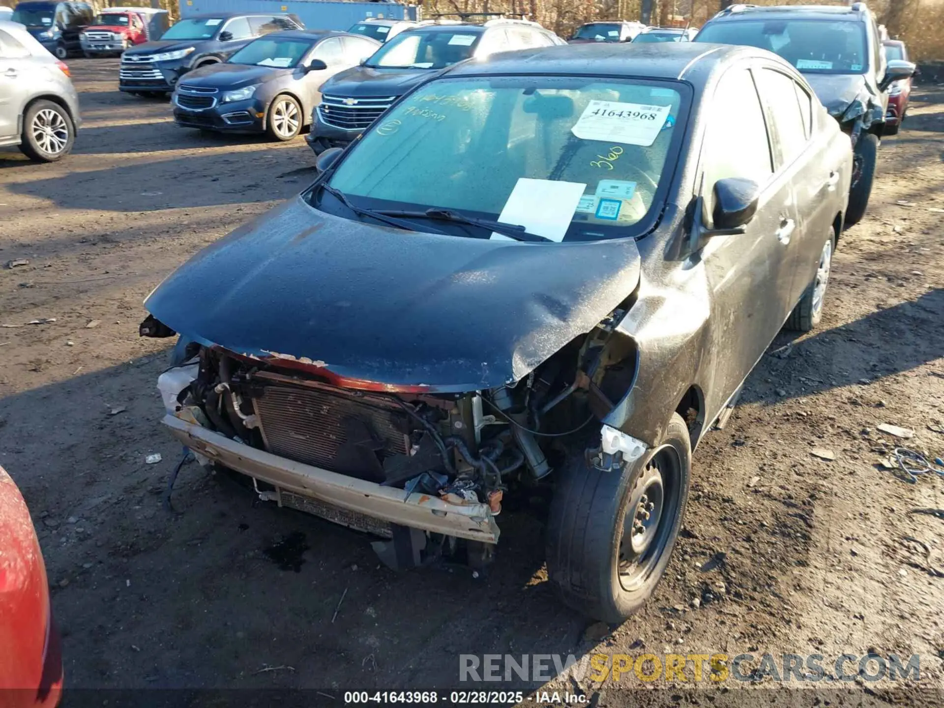 6 fotografías del automóvil dañado 3N1CN7AP7KL820572 NISSAN VERSA 2019