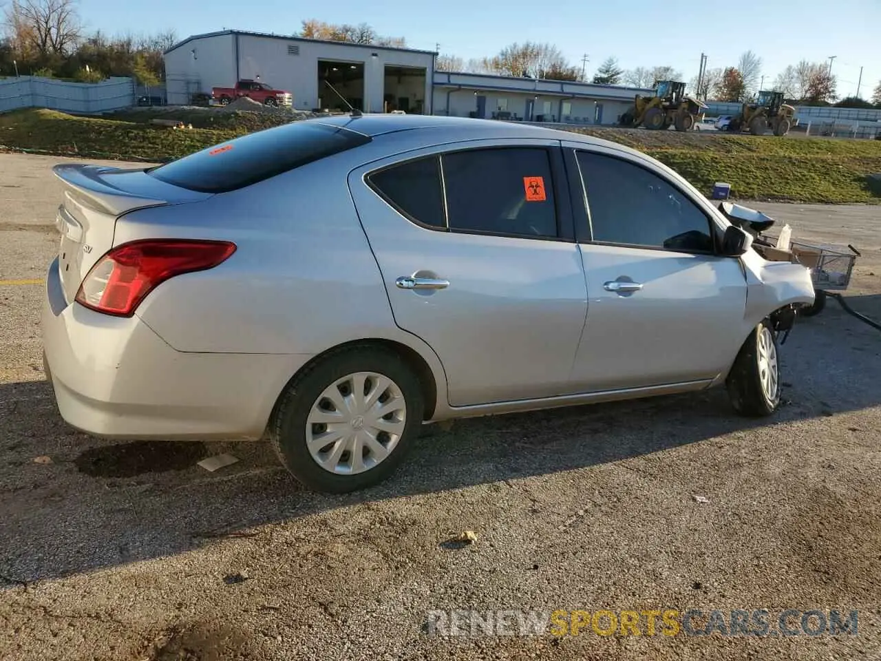 3 fotografías del automóvil dañado 3N1CN7AP7KL834066 NISSAN VERSA 2019