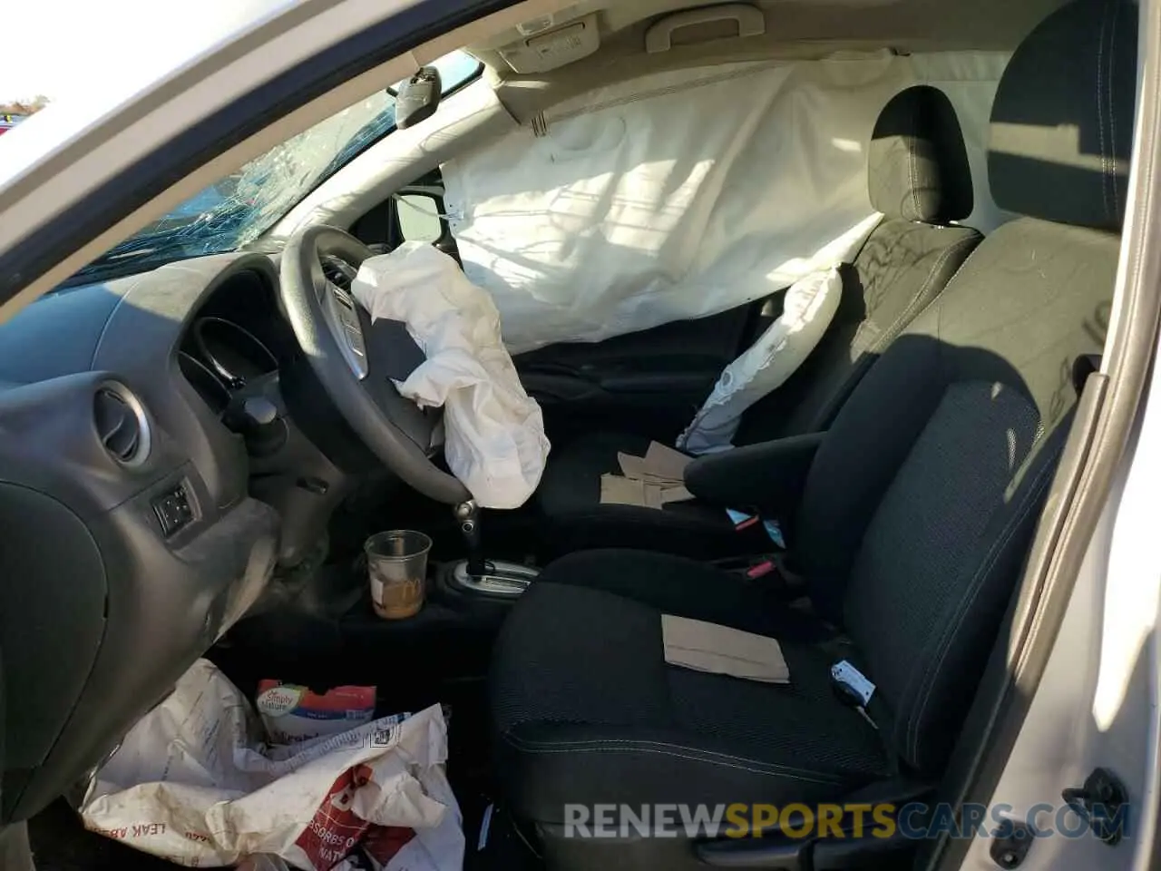 7 fotografías del automóvil dañado 3N1CN7AP7KL834066 NISSAN VERSA 2019
