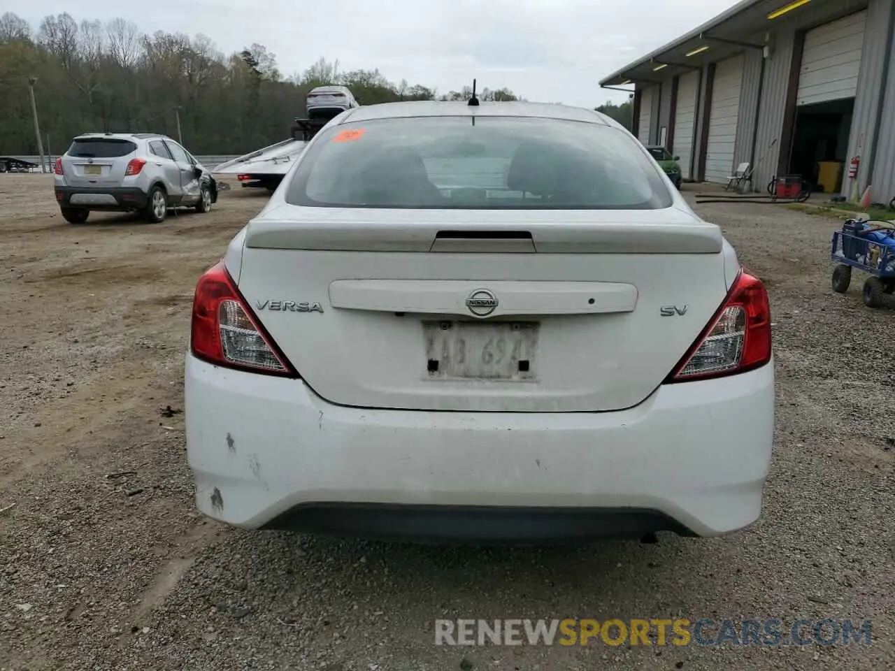 6 fotografías del automóvil dañado 3N1CN7AP7KL852681 NISSAN VERSA 2019