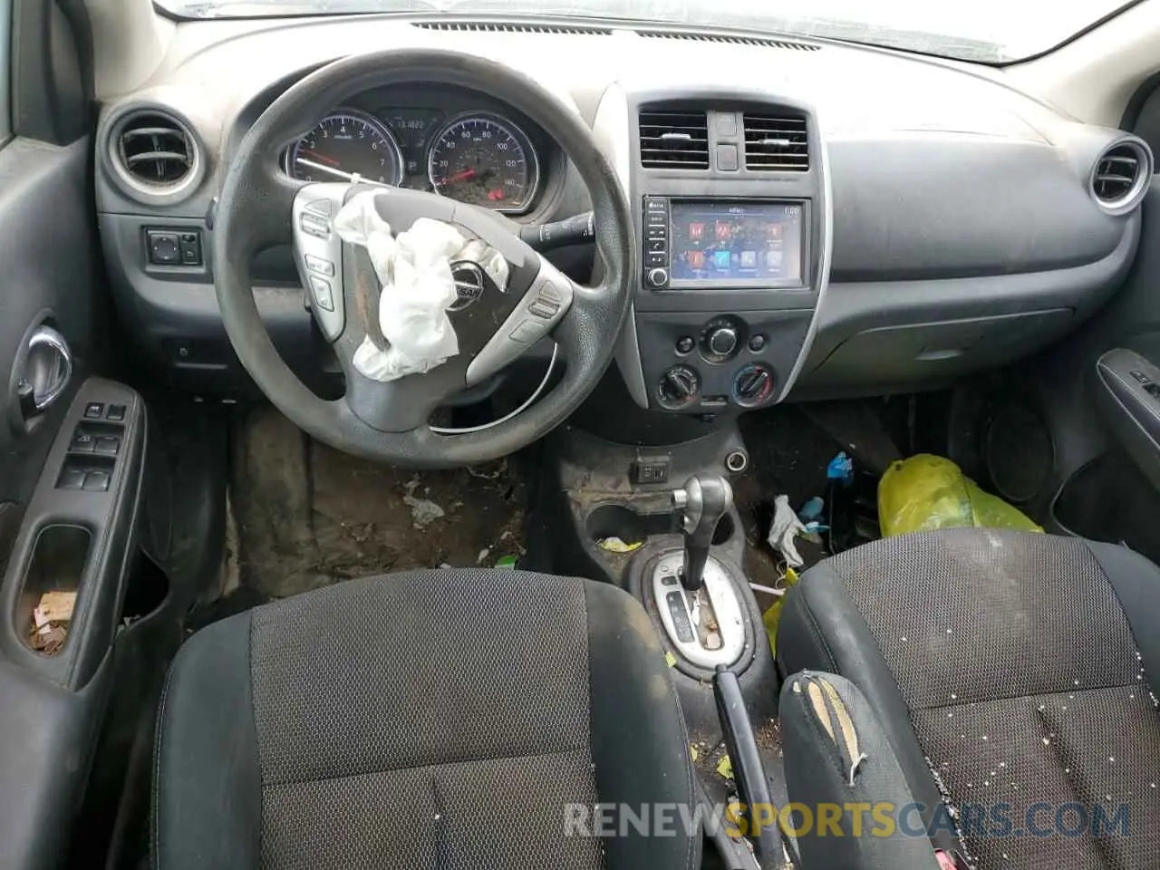 8 fotografías del automóvil dañado 3N1CN7AP7KL852681 NISSAN VERSA 2019