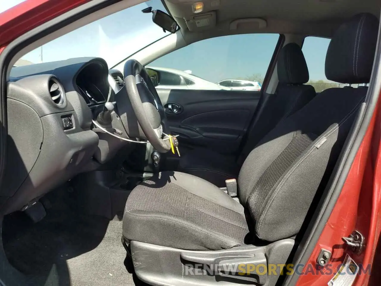 7 fotografías del automóvil dañado 3N1CN7AP7KL856214 NISSAN VERSA 2019