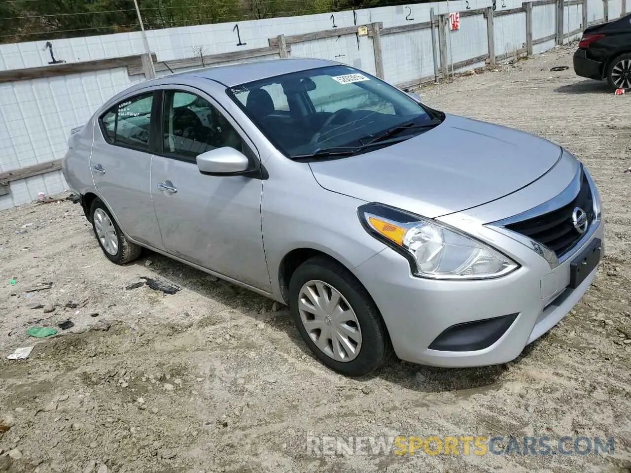 4 fotografías del automóvil dañado 3N1CN7AP7KL865544 NISSAN VERSA 2019