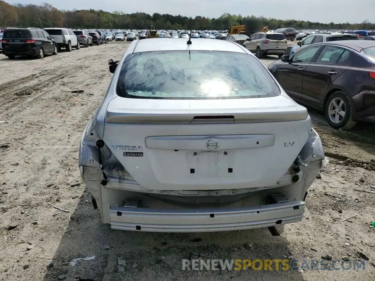 6 fotografías del automóvil dañado 3N1CN7AP7KL865544 NISSAN VERSA 2019