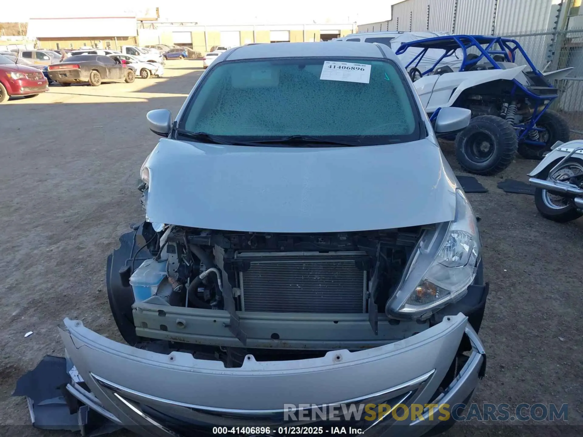12 fotografías del automóvil dañado 3N1CN7AP7KL875152 NISSAN VERSA 2019