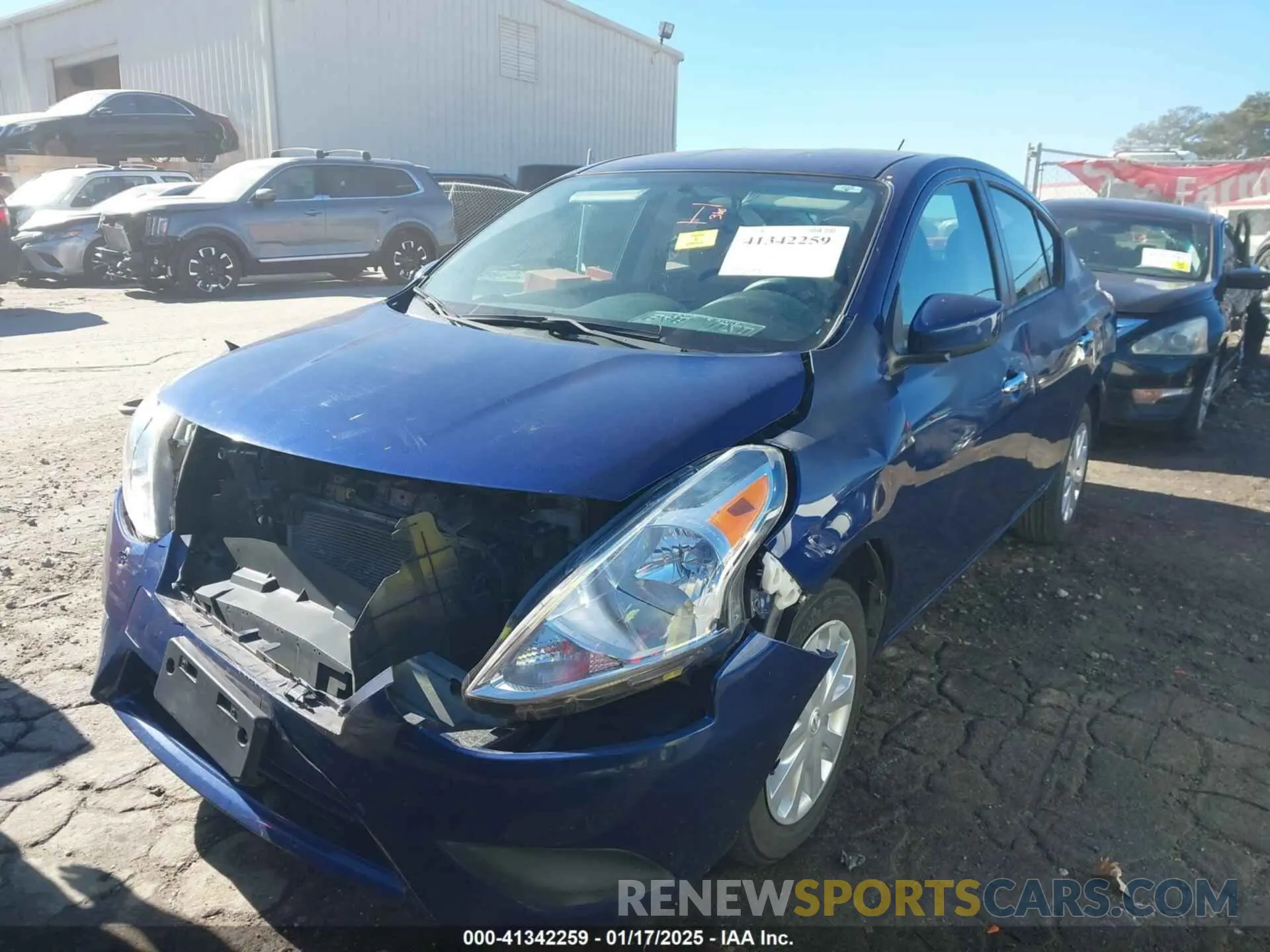 6 fotografías del automóvil dañado 3N1CN7AP7KL875751 NISSAN VERSA 2019