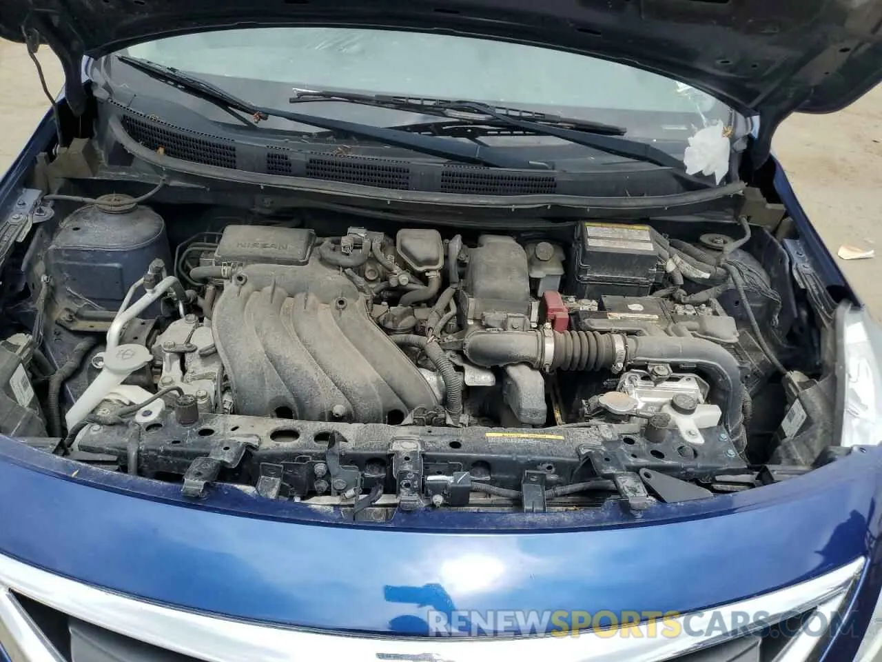 11 fotografías del automóvil dañado 3N1CN7AP7KL878228 NISSAN VERSA 2019