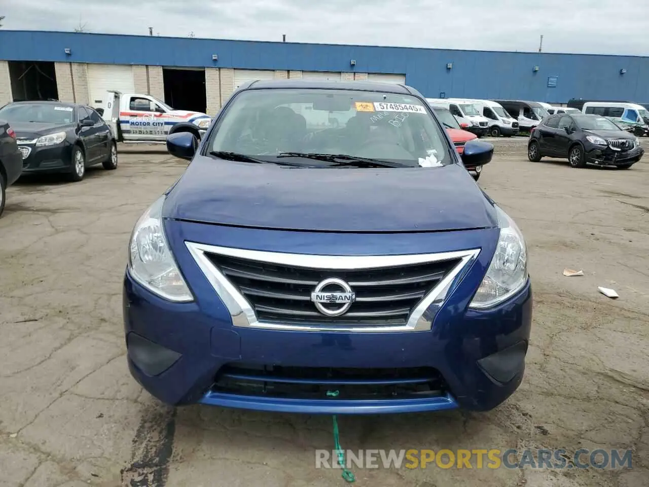 5 fotografías del automóvil dañado 3N1CN7AP7KL878228 NISSAN VERSA 2019