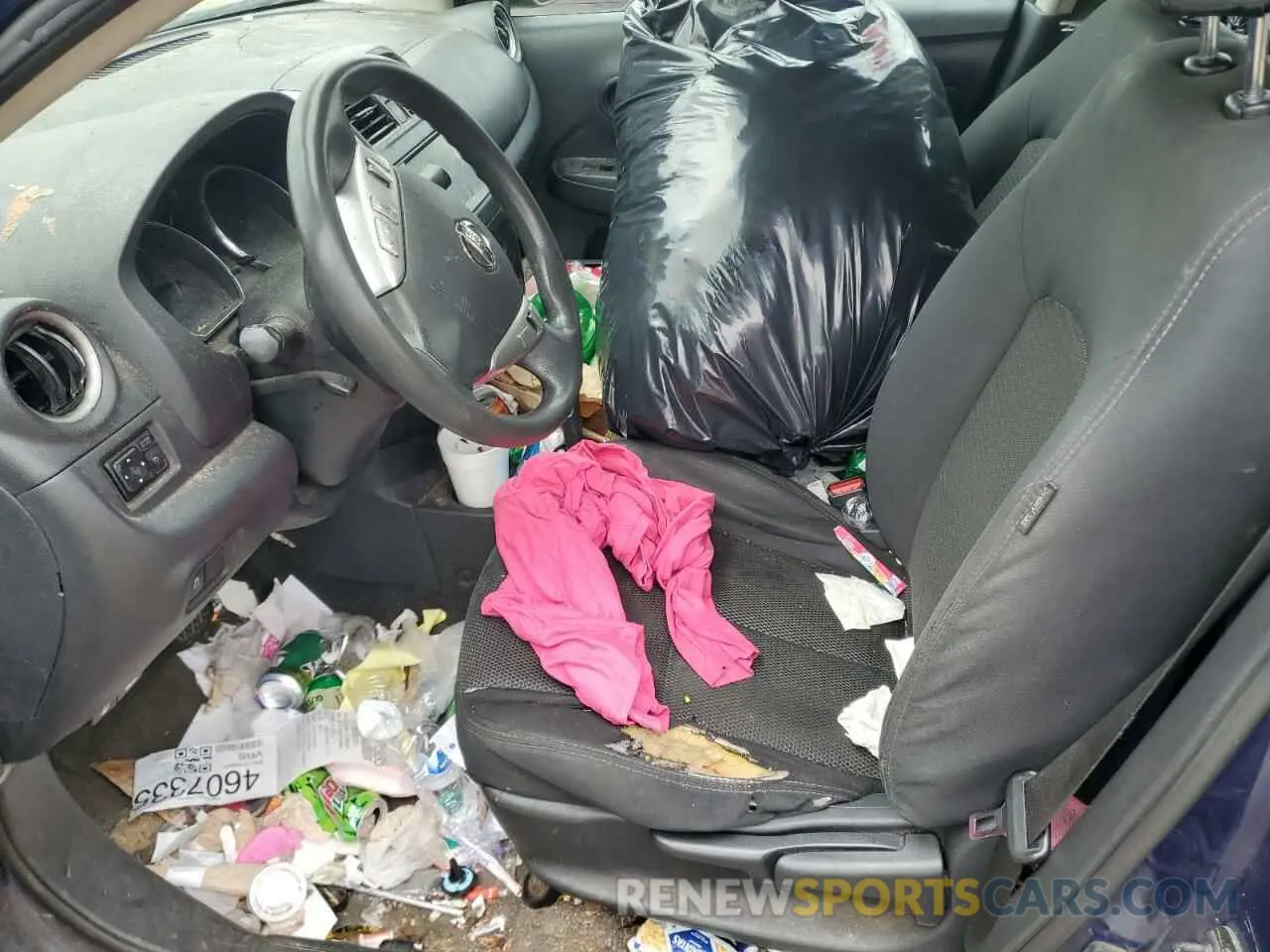 7 fotografías del automóvil dañado 3N1CN7AP7KL878228 NISSAN VERSA 2019
