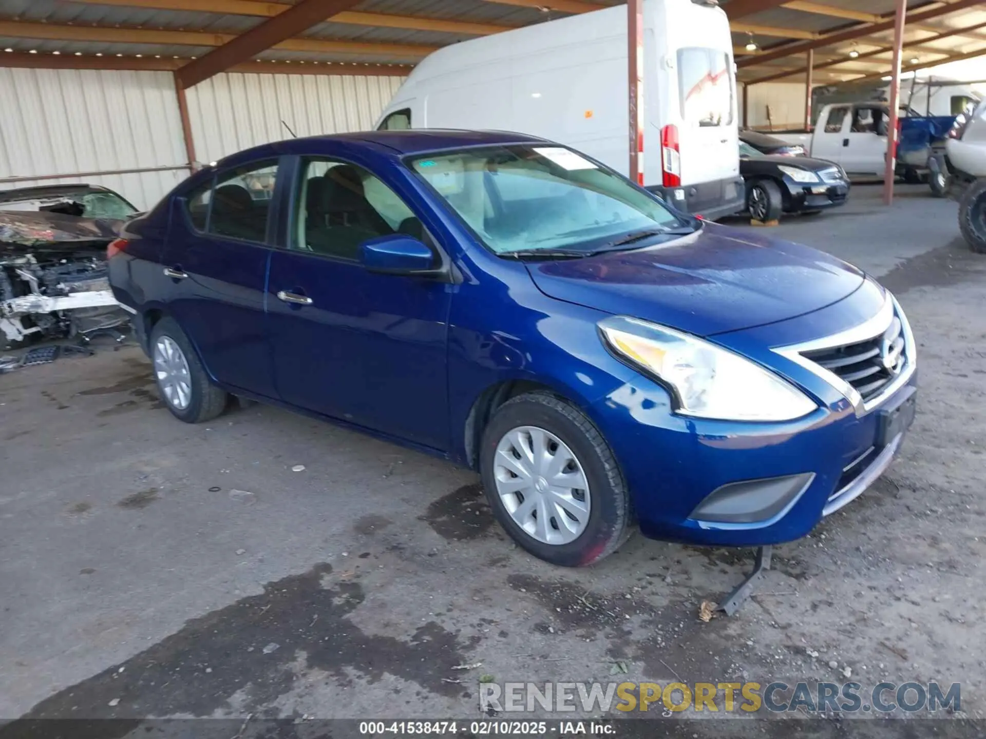 1 fotografías del automóvil dañado 3N1CN7AP8KL807538 NISSAN VERSA 2019