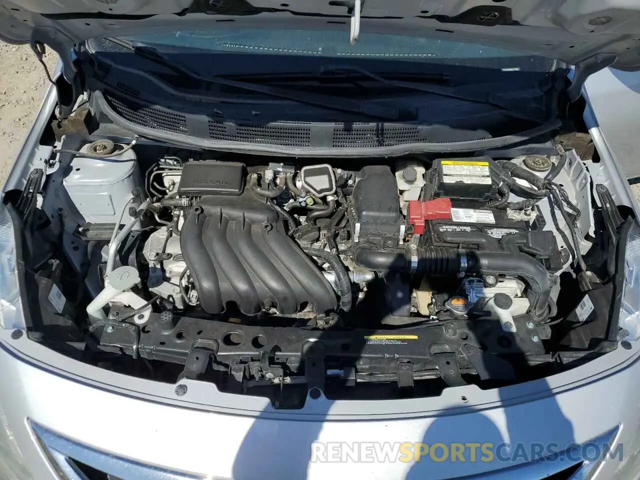 11 fotografías del automóvil dañado 3N1CN7AP8KL817633 NISSAN VERSA 2019