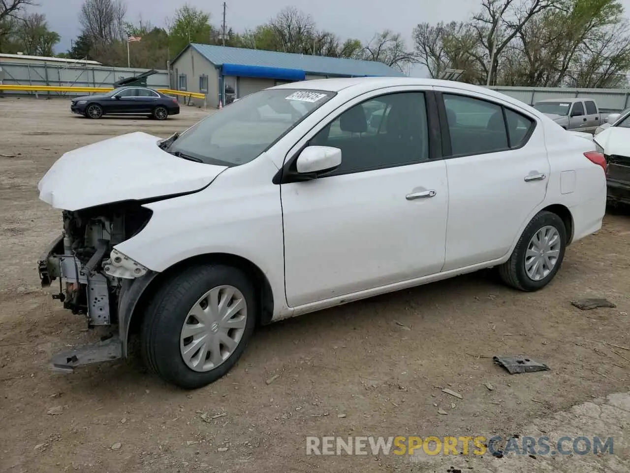 1 fotografías del automóvil dañado 3N1CN7AP8KL824078 NISSAN VERSA 2019
