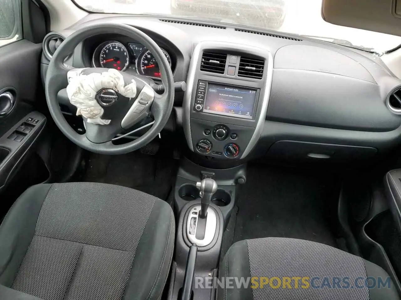 8 fotografías del automóvil dañado 3N1CN7AP8KL824078 NISSAN VERSA 2019
