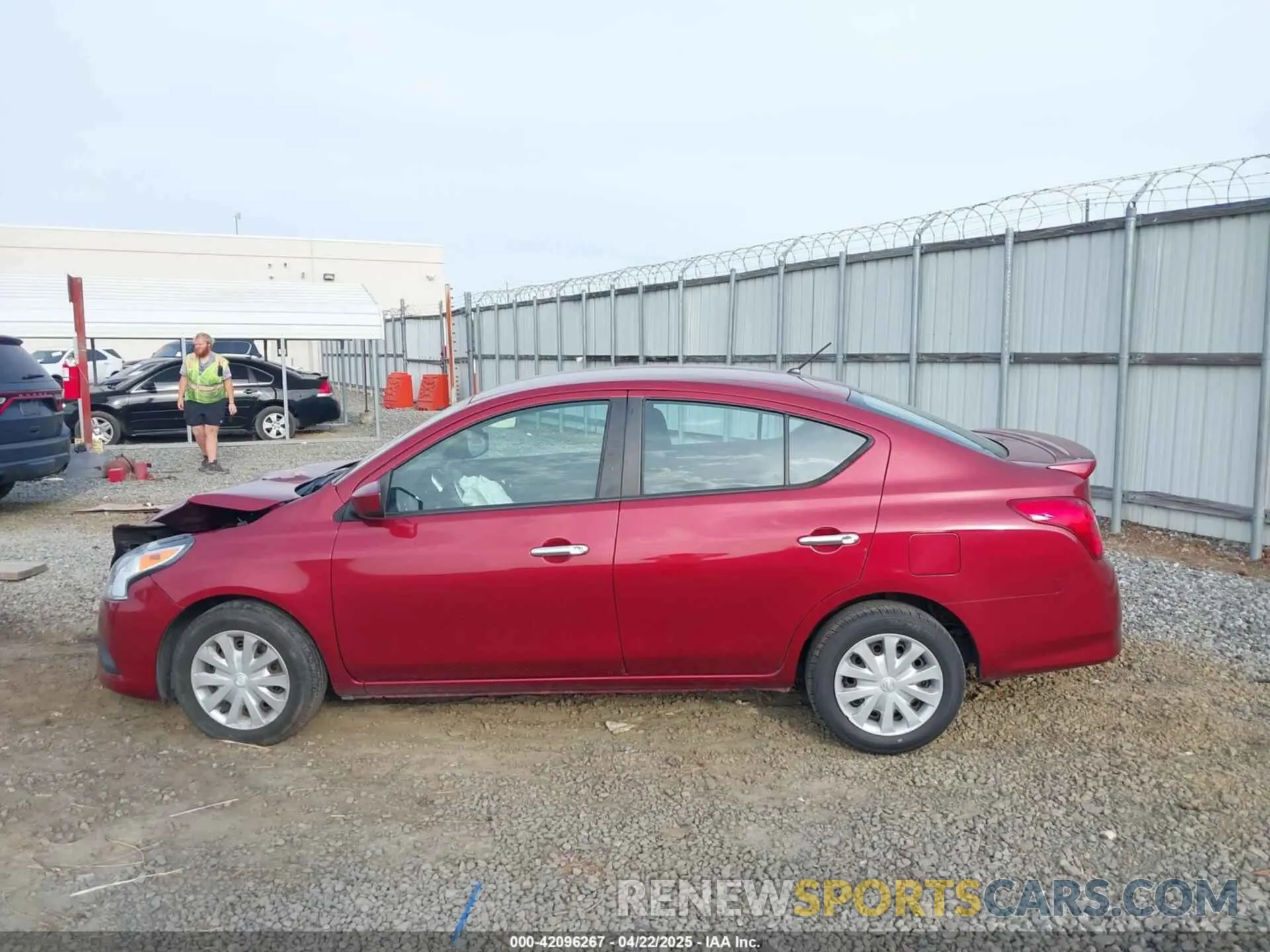 15 fotografías del automóvil dañado 3N1CN7AP8KL843407 NISSAN VERSA 2019