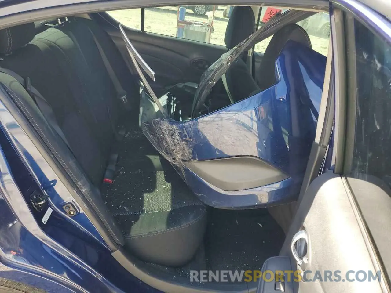 10 fotografías del automóvil dañado 3N1CN7AP8KL848395 NISSAN VERSA 2019