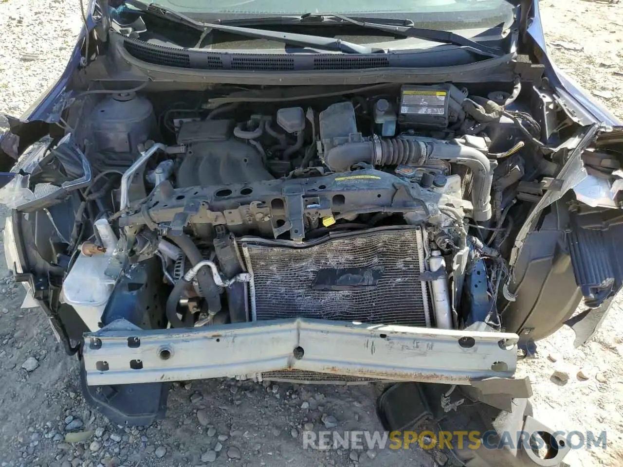 12 fotografías del automóvil dañado 3N1CN7AP8KL848395 NISSAN VERSA 2019