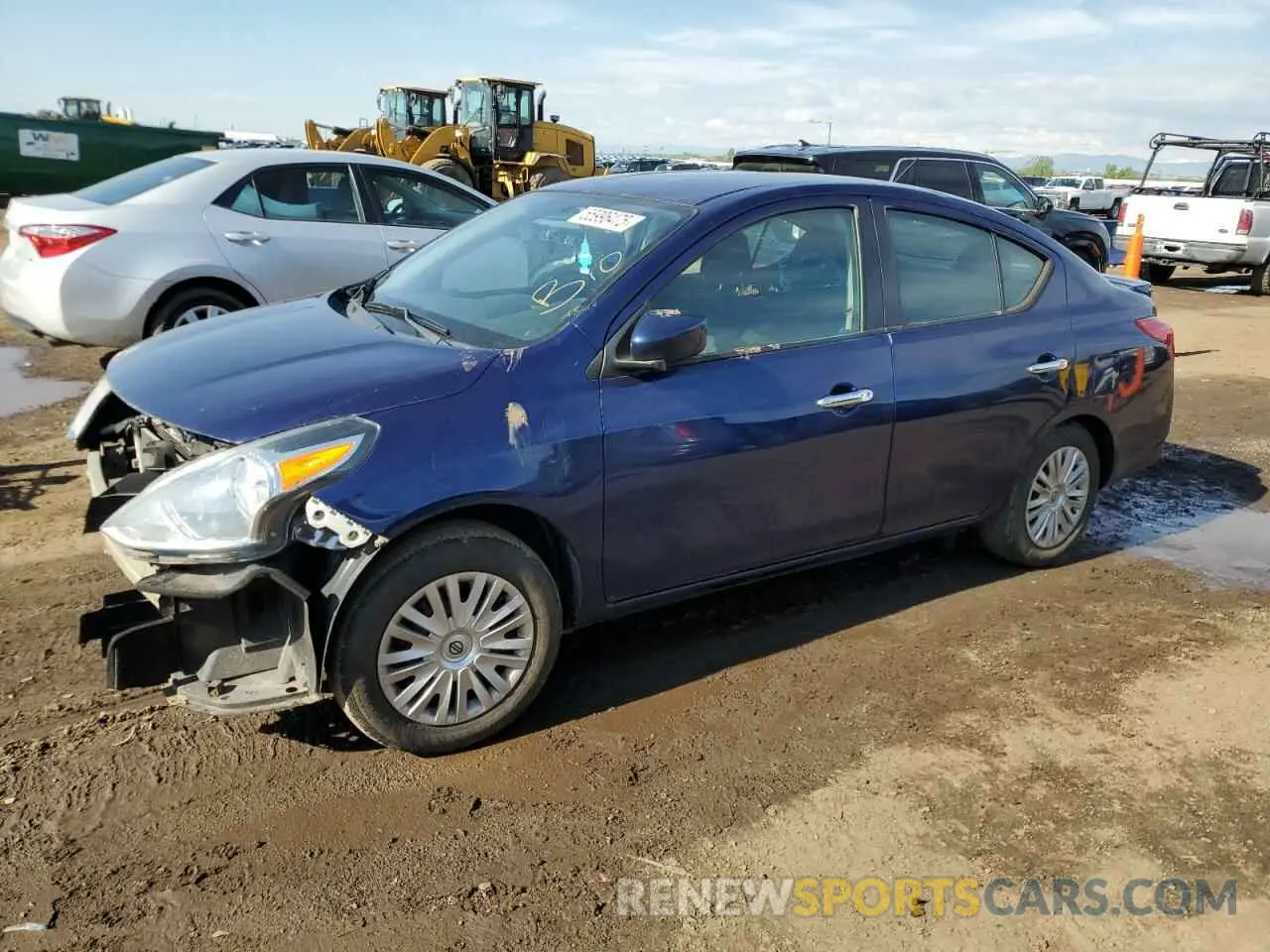 1 fotografías del automóvil dañado 3N1CN7AP8KL851765 NISSAN VERSA 2019
