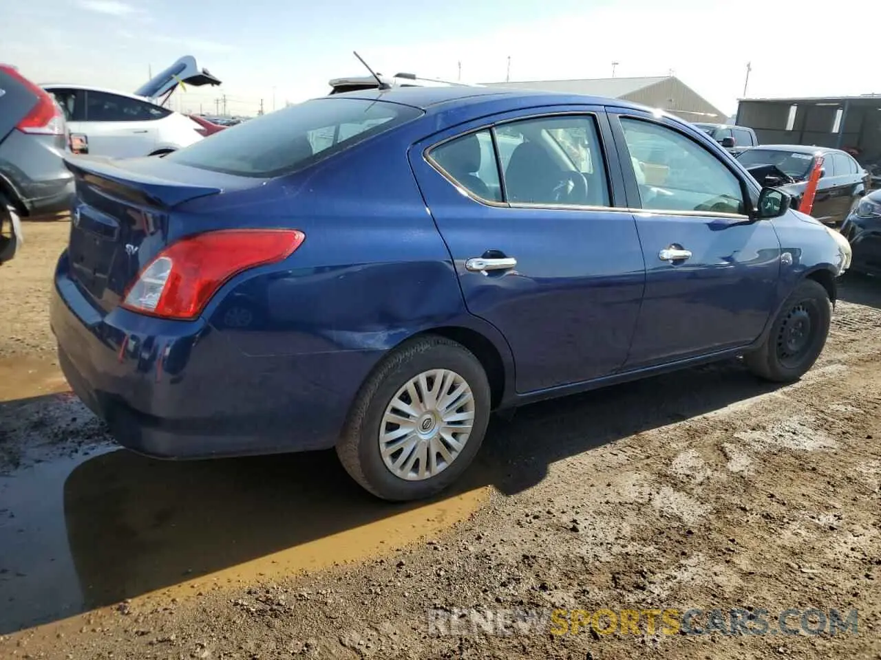 3 fotografías del automóvil dañado 3N1CN7AP8KL851765 NISSAN VERSA 2019