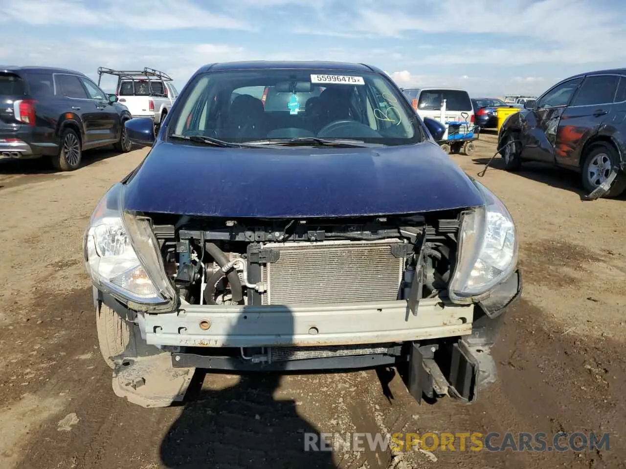 5 fotografías del automóvil dañado 3N1CN7AP8KL851765 NISSAN VERSA 2019