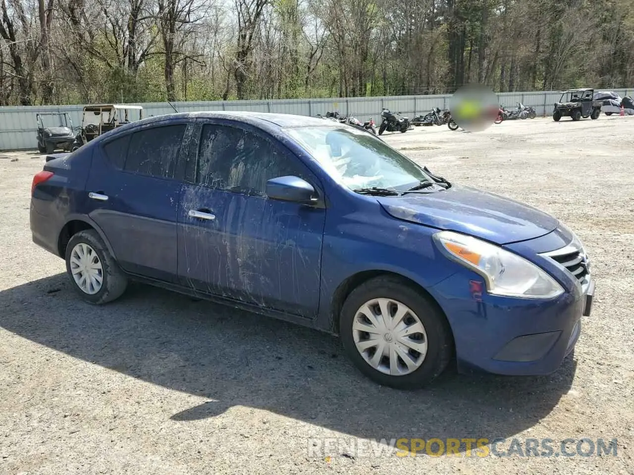4 fotografías del automóvil dañado 3N1CN7AP8KL862264 NISSAN VERSA 2019
