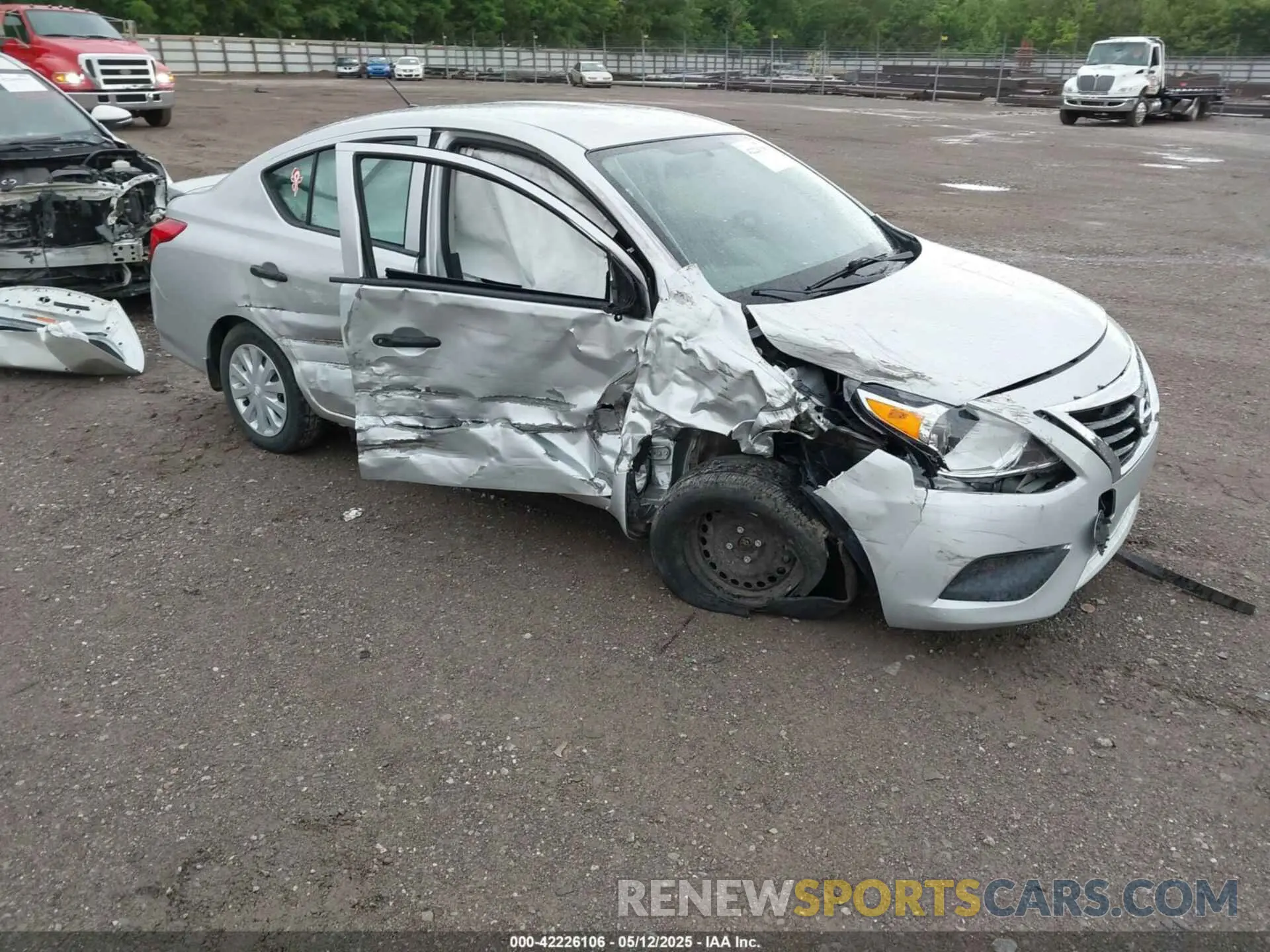 1 fotografías del automóvil dañado 3N1CN7AP9KL811257 NISSAN VERSA 2019