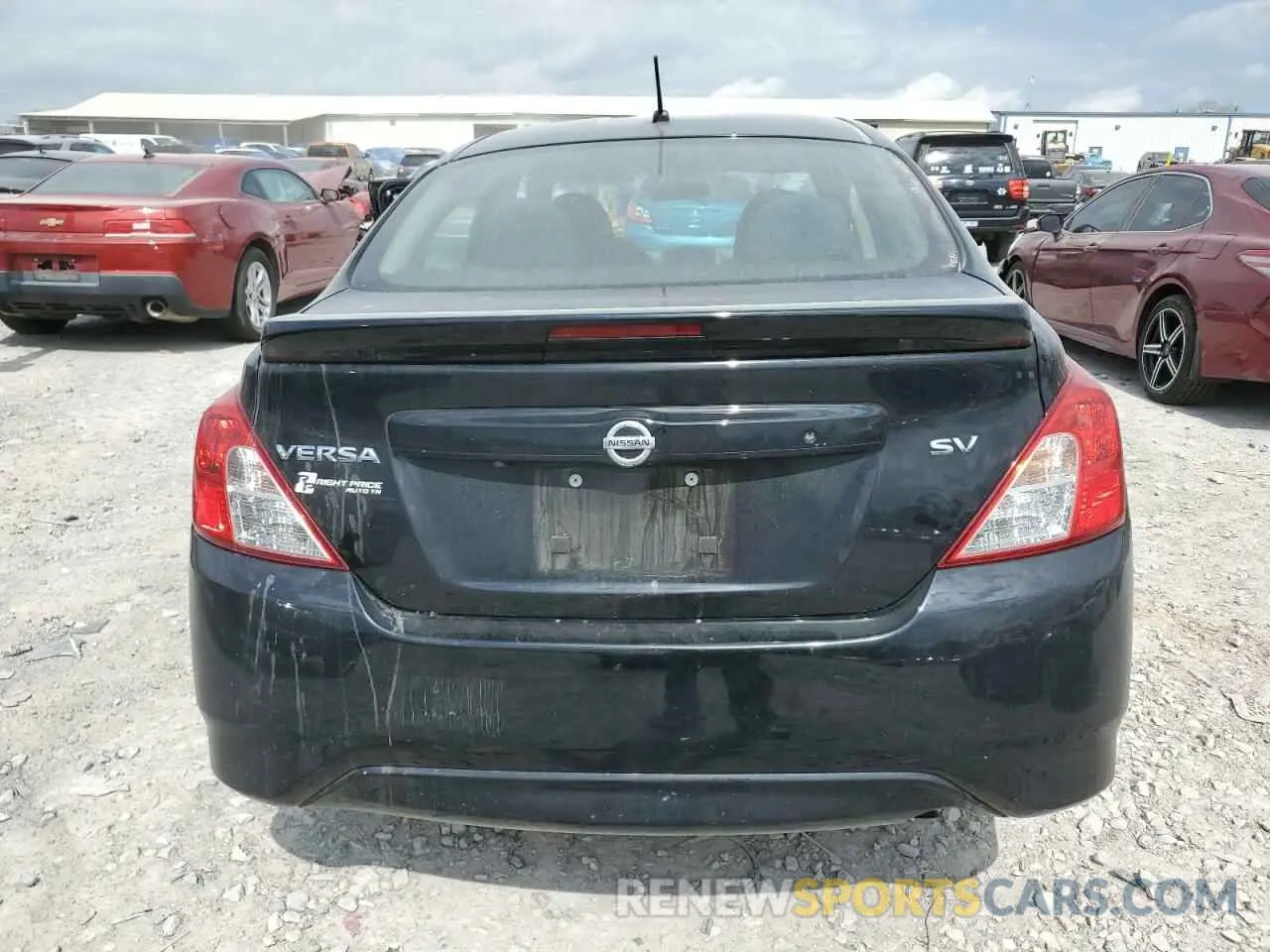 6 fotografías del automóvil dañado 3N1CN7AP9KL818046 NISSAN VERSA 2019