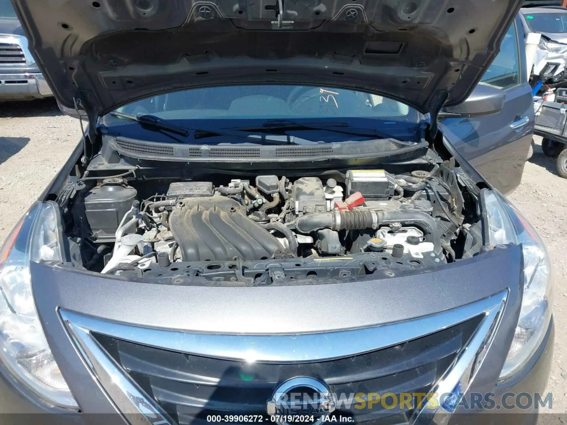 10 fotografías del automóvil dañado 3N1CN7AP9KL818600 NISSAN VERSA 2019