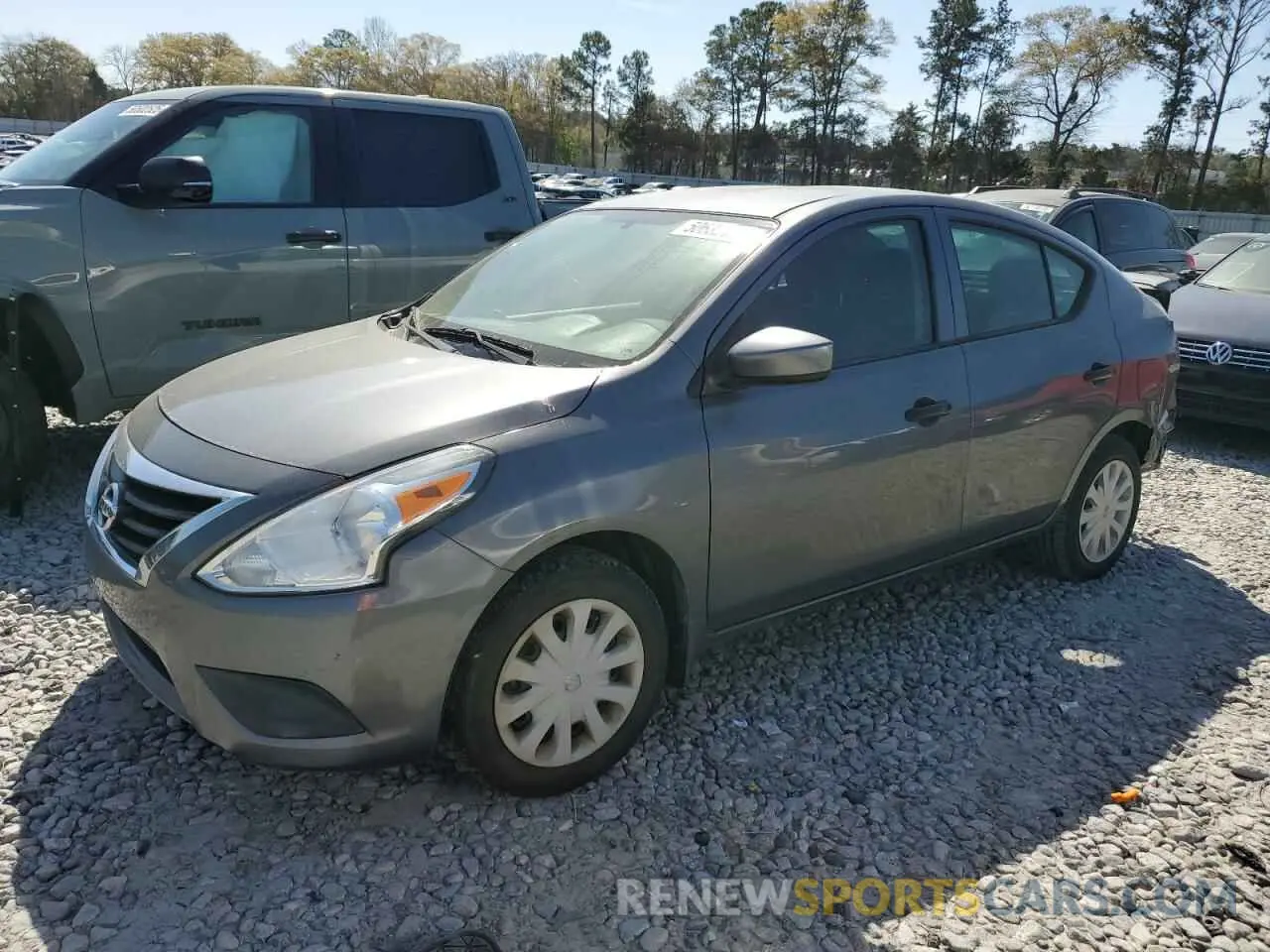 1 fotografías del automóvil dañado 3N1CN7AP9KL832688 NISSAN VERSA 2019