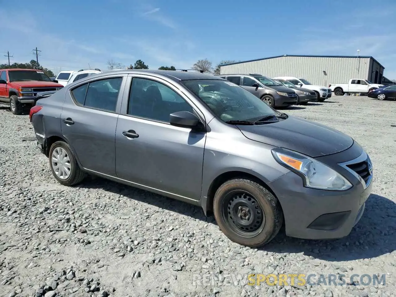 4 fotografías del automóvil dañado 3N1CN7AP9KL832688 NISSAN VERSA 2019